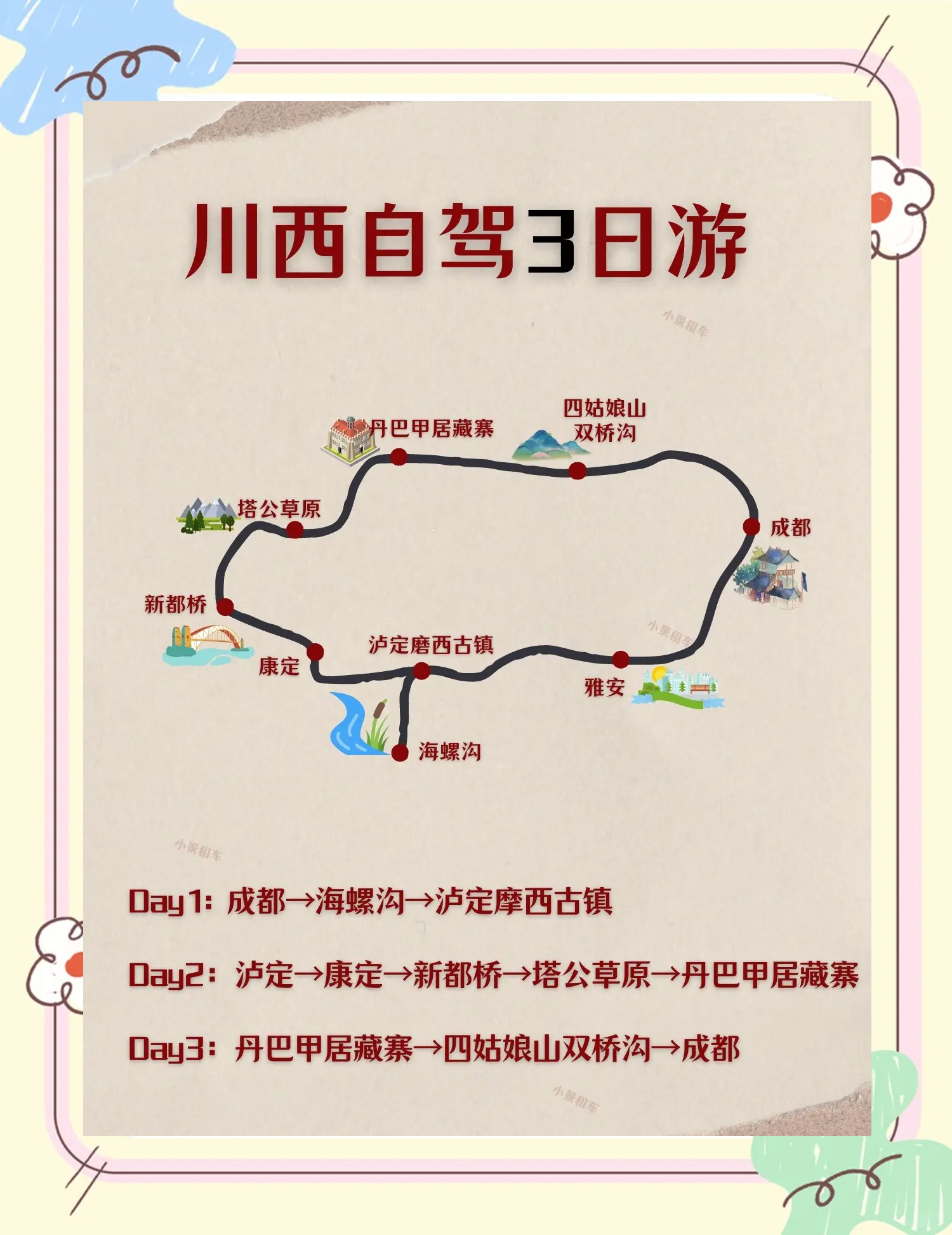 【四川旅游7天路线推荐,四川旅游攻略七日游自驾游】-第3张图片