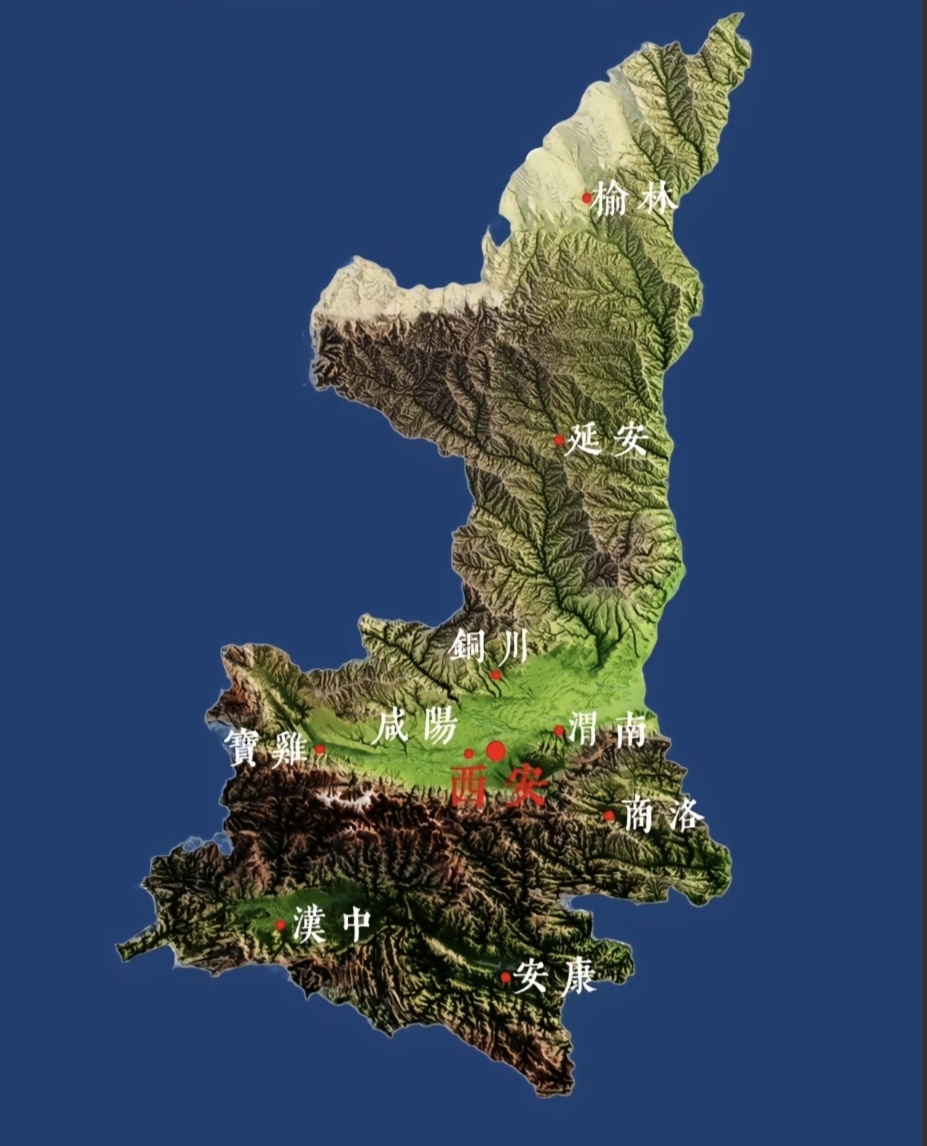 陕西地图/陕西地图全图-第3张图片