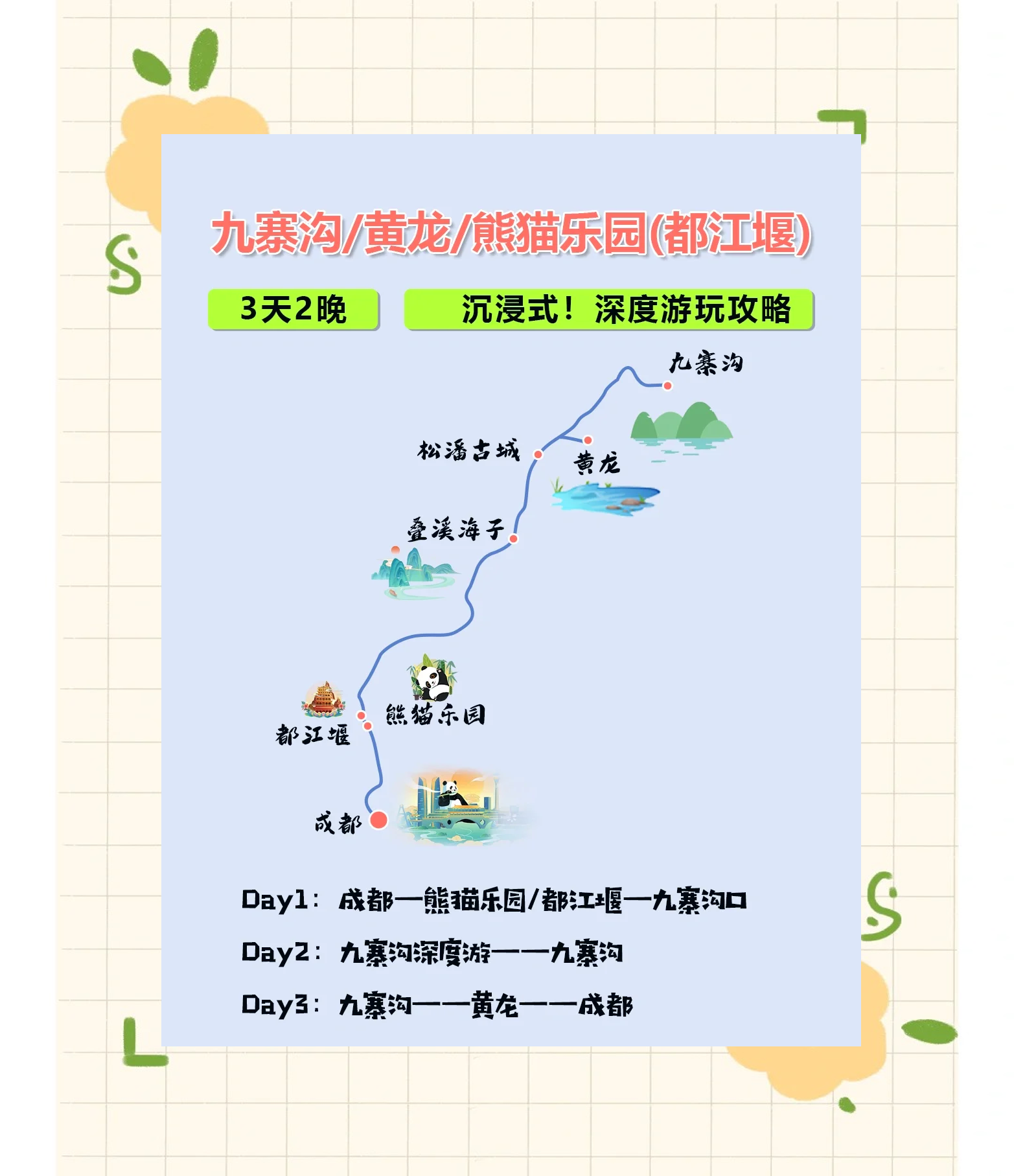 九寨沟自由行攻略最详细(黄龙和九寨沟有必要都去吗)-第1张图片